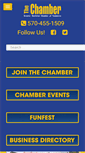 Mobile Screenshot of hazletonchamber.org