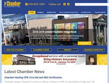 Tablet Screenshot of hazletonchamber.org